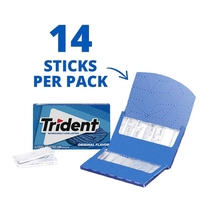 Trident Sugar-Free Chewing Gum 3-Pack – Practical Stocking Stuffer and Hostess Gift