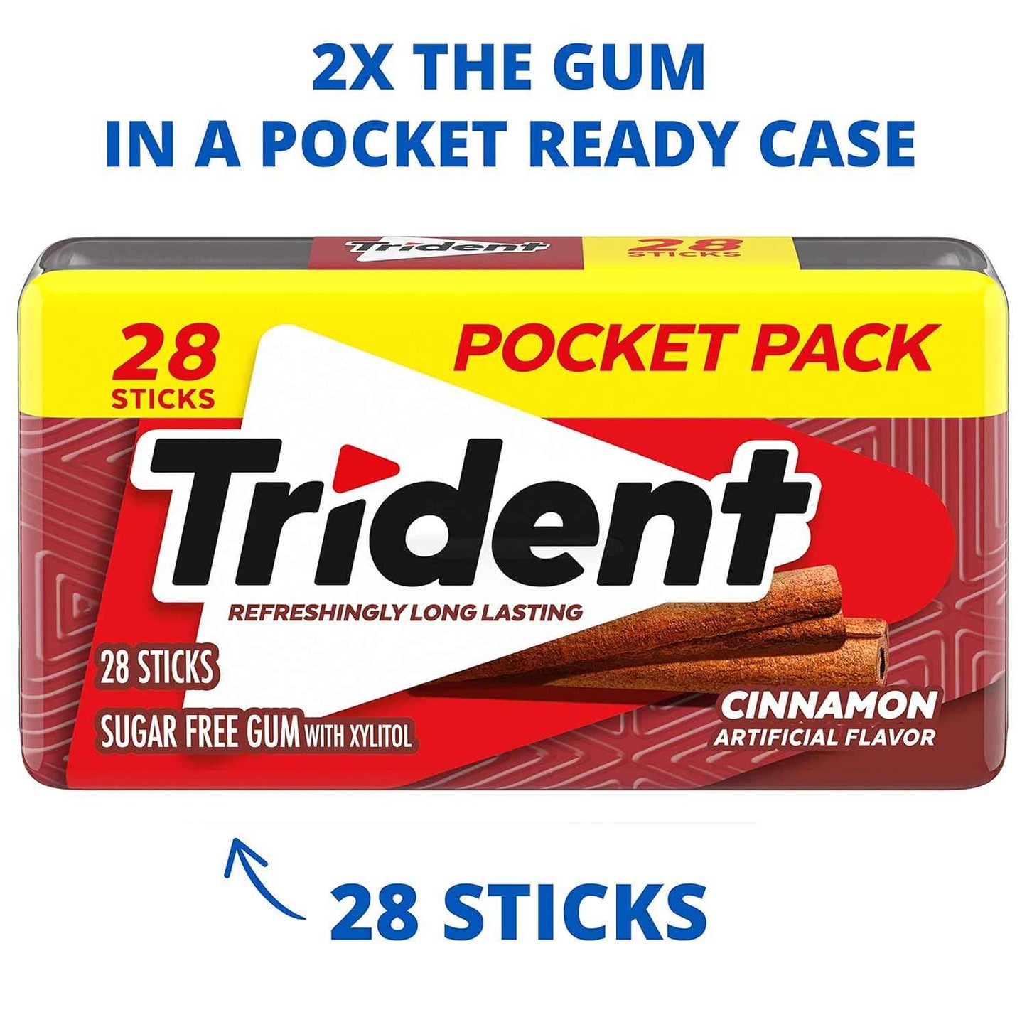 Trident Spearmint Chewing Gum – Office Productivity Pack for Meetings, Deadlines, and Mental Focus