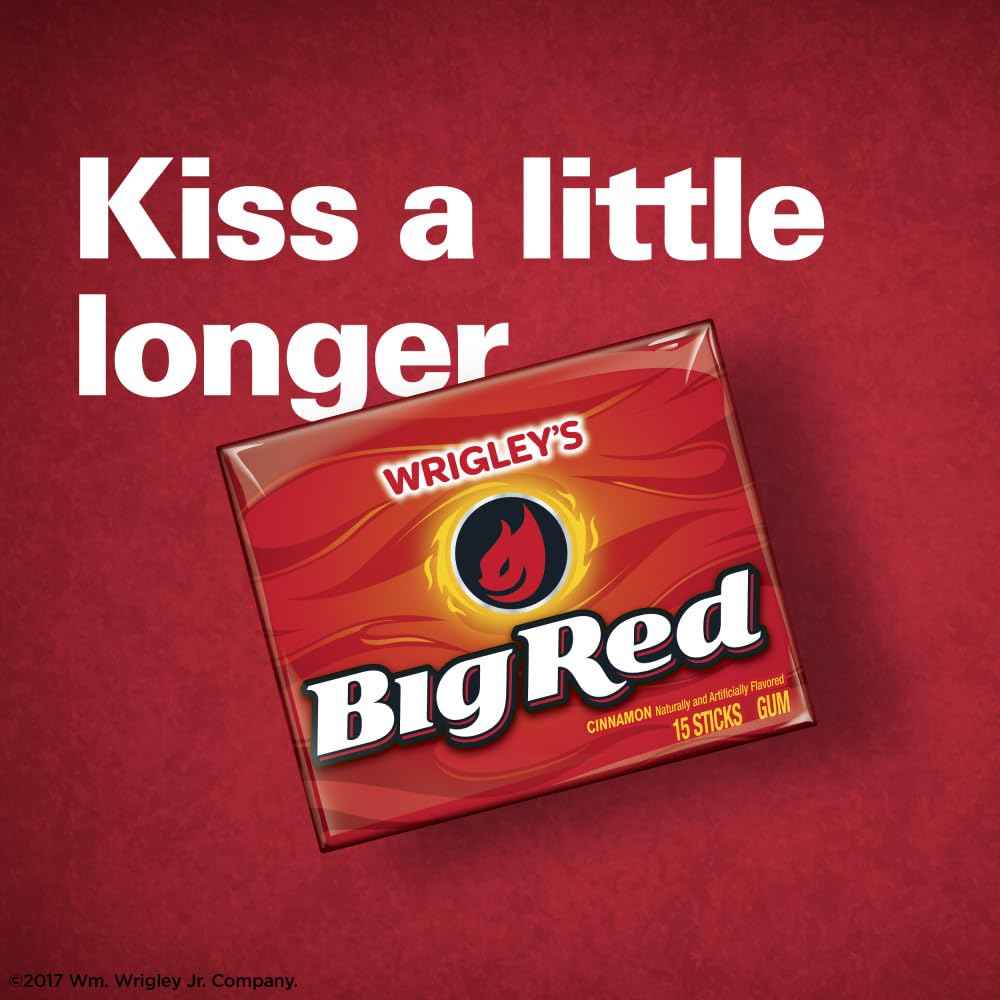 Big Red Cinnamon Chewing Gum – Focus and Alertness Boost for Remote Workers and Long Study Sessions