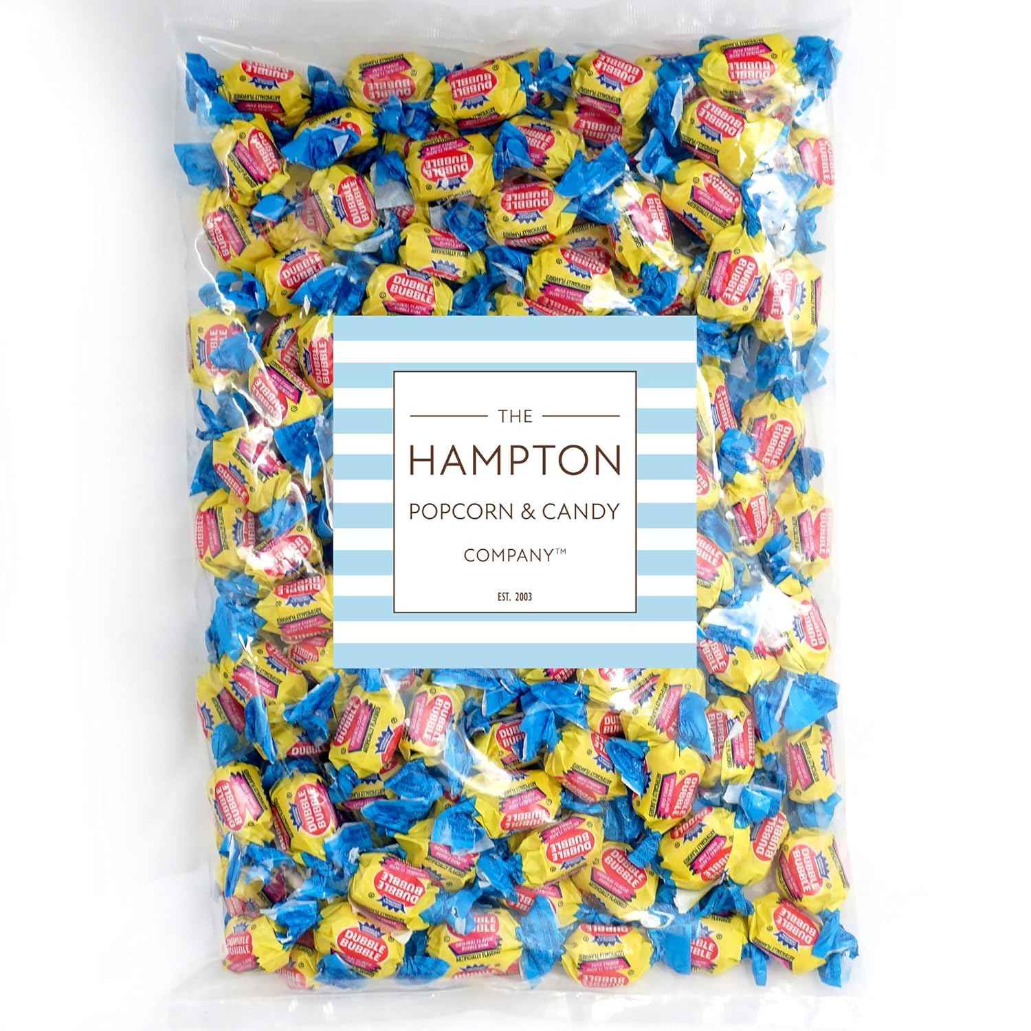 Double Bubble Original Bubble Gum – Hygienic Individually Wrapped Pieces for Shared Candy Dishes, 1 lb Bulk Bag