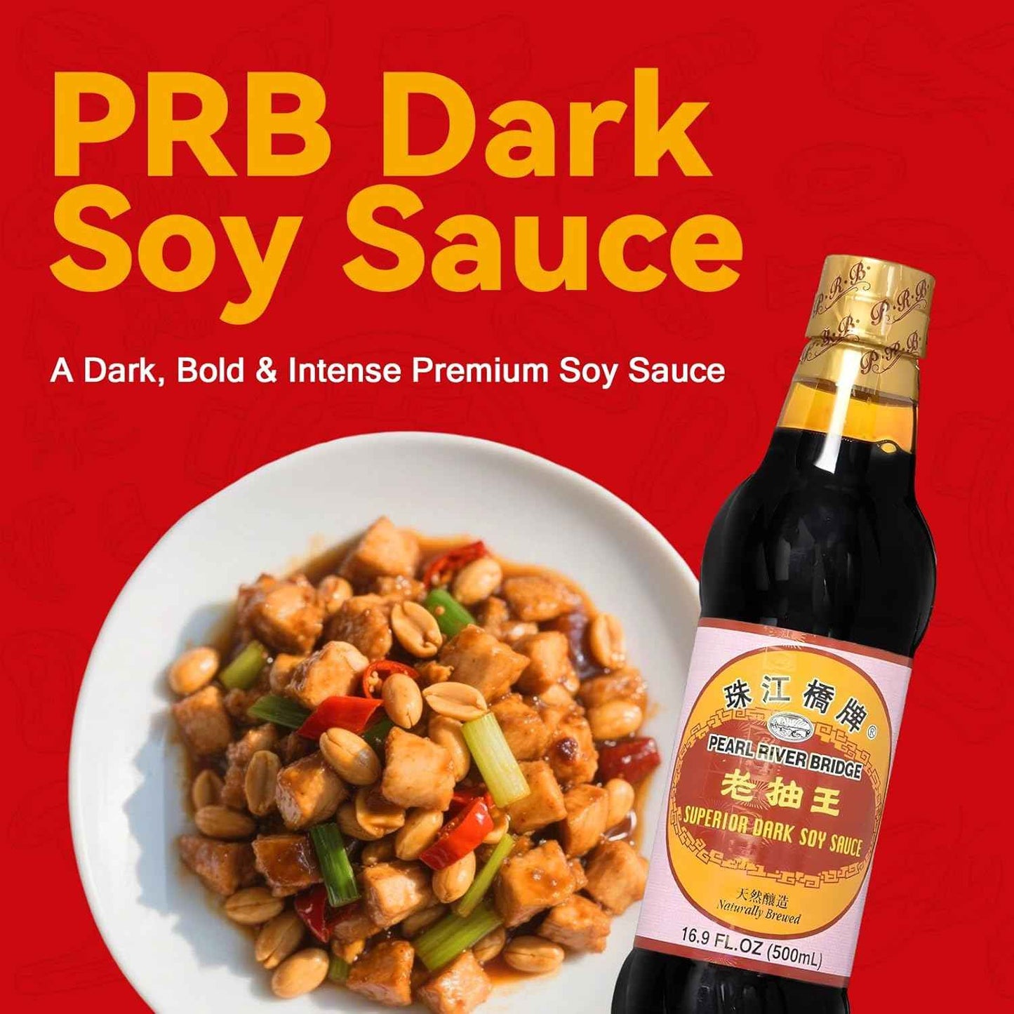 Pearl River Bridge Superior Dark Soy Sauce – Housewarming Gift Basket Essential for New Home Chefs