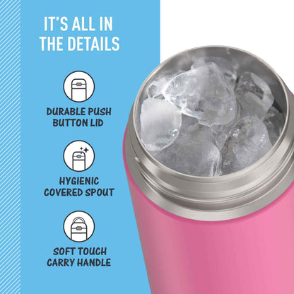 THERMOS FUNTAINER Insulated Kids Bottle – Holiday and Back-to-School Gift for Boys and Girls Ages 5 and Up