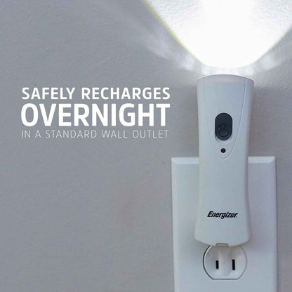 Energizer Weatheready Rechargeable LED Flashlight – Home Essential for Hallways, Bedrooms, and Kitchen Drawer, 3-Pack Blackout Light