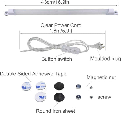 Sealed Insulated LED Cabinet Bar – Cool-Touch Magnetic Light Safer Than Halogen Fixtures