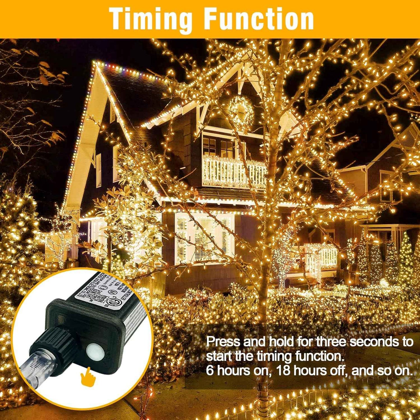 GlowNEST LED String Lights – Cool-to-Touch Nursery and Kids' Bedroom Decor, Safe Soft Glow