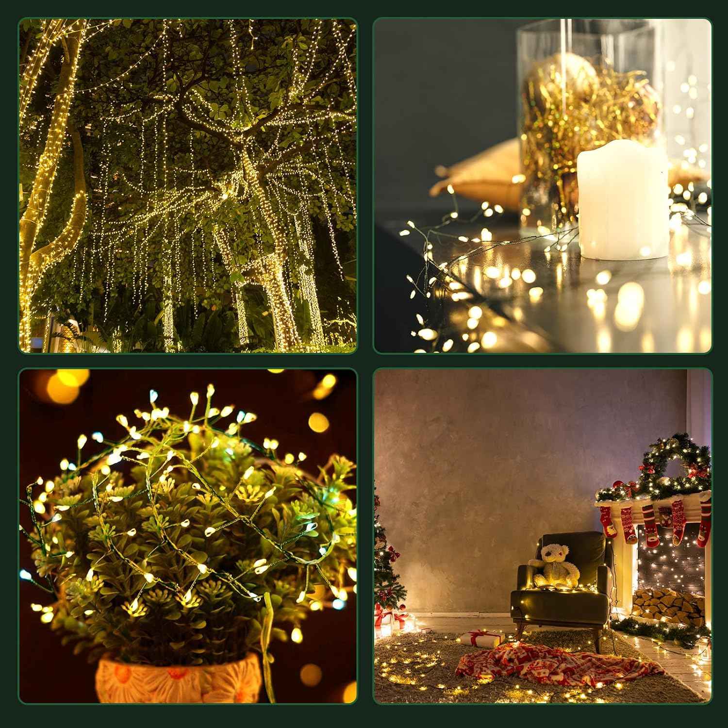 BrightGlow Fairy Lights – Window Frame and Shelf Accent Lighting, Battery Operated Home Decor for Apartments