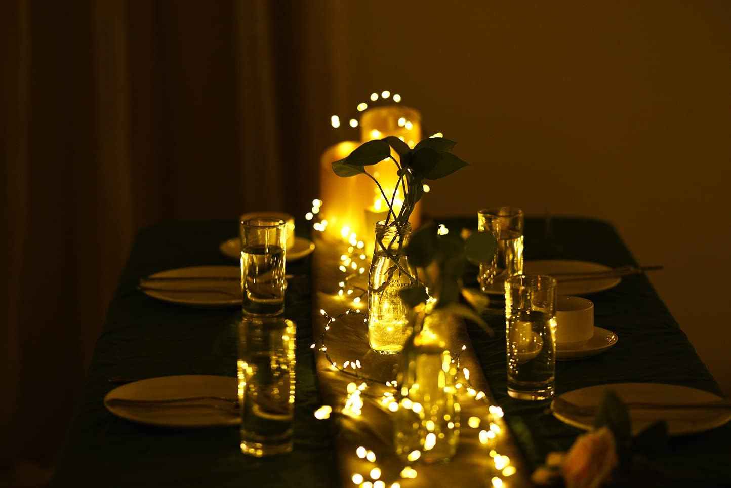 Dailyart Starry Lights 6ft 200 LED – Thoughtful Housewarming Gift and Birthday Present for Her, Warm White