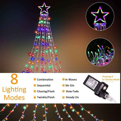 LuminoStar Star Lights – Aesthetic Bedroom and Living Room Decor with 8 Twinkle Modes and Warm Ambiance