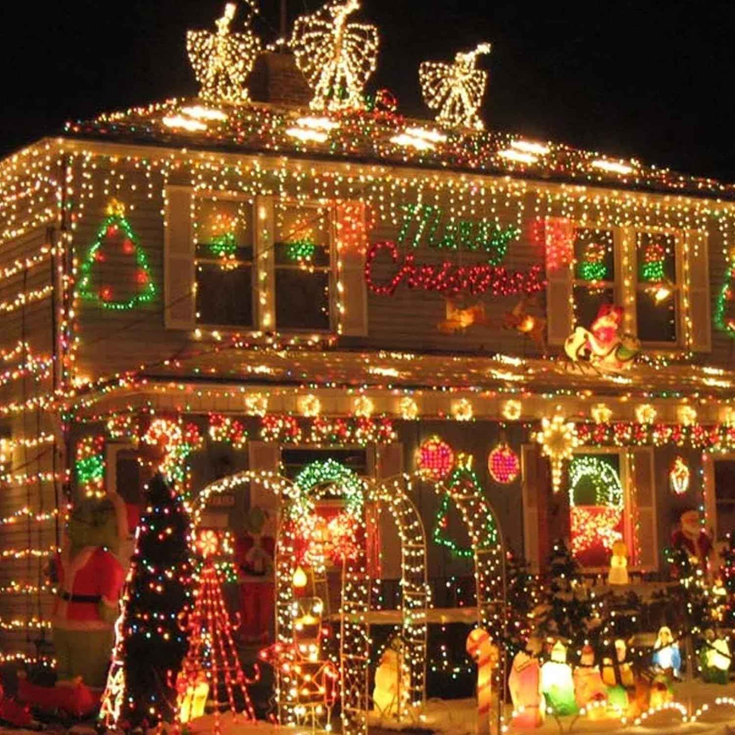 Dazzle Bright Battery Operated Lights – Flameless Holiday String for Family Room and Bedroom, Cool to the Touch