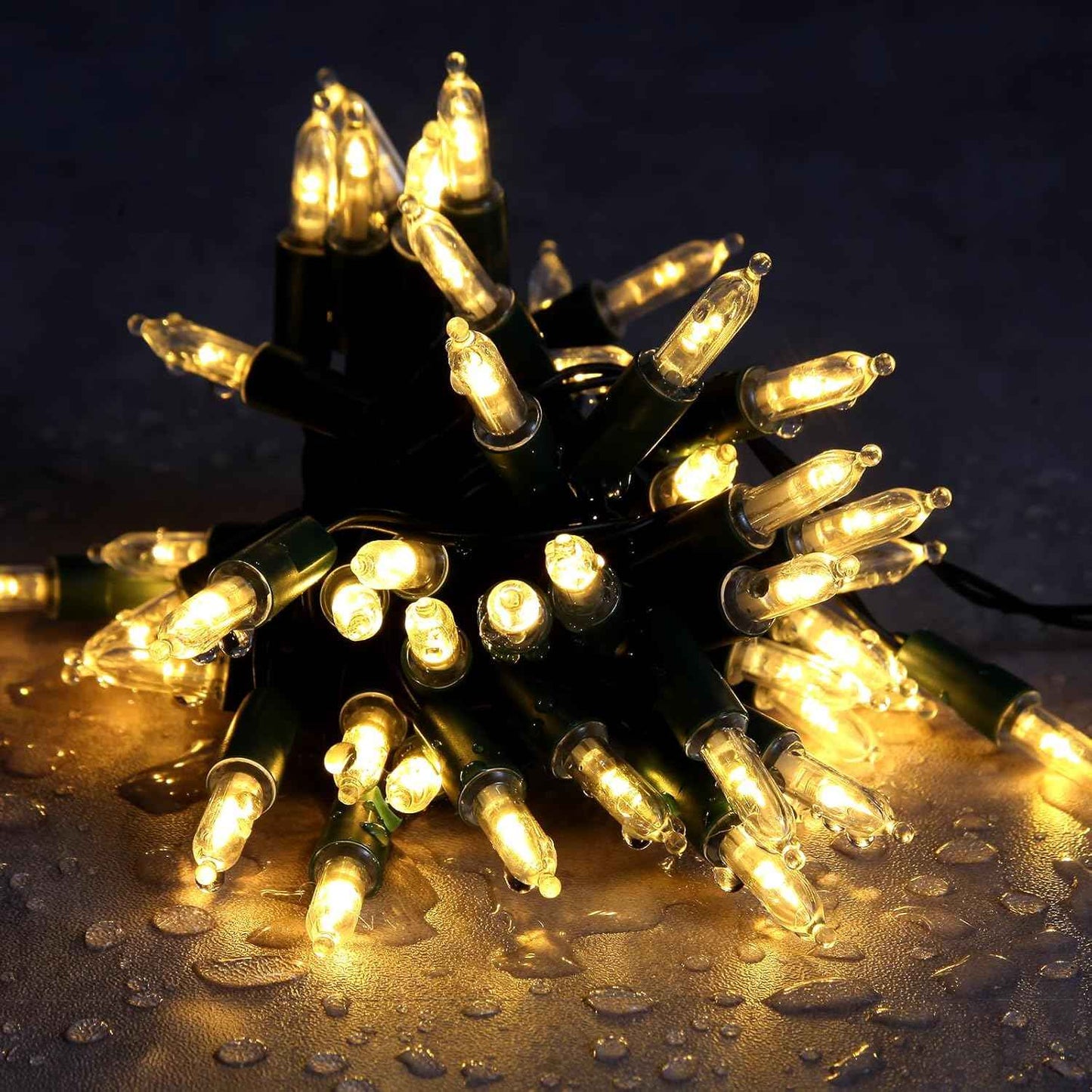 Lumicharm Battery String Lights – Clean Scandinavian Home Accent, Subtle Warm White LED Lights for Uncluttered Spaces