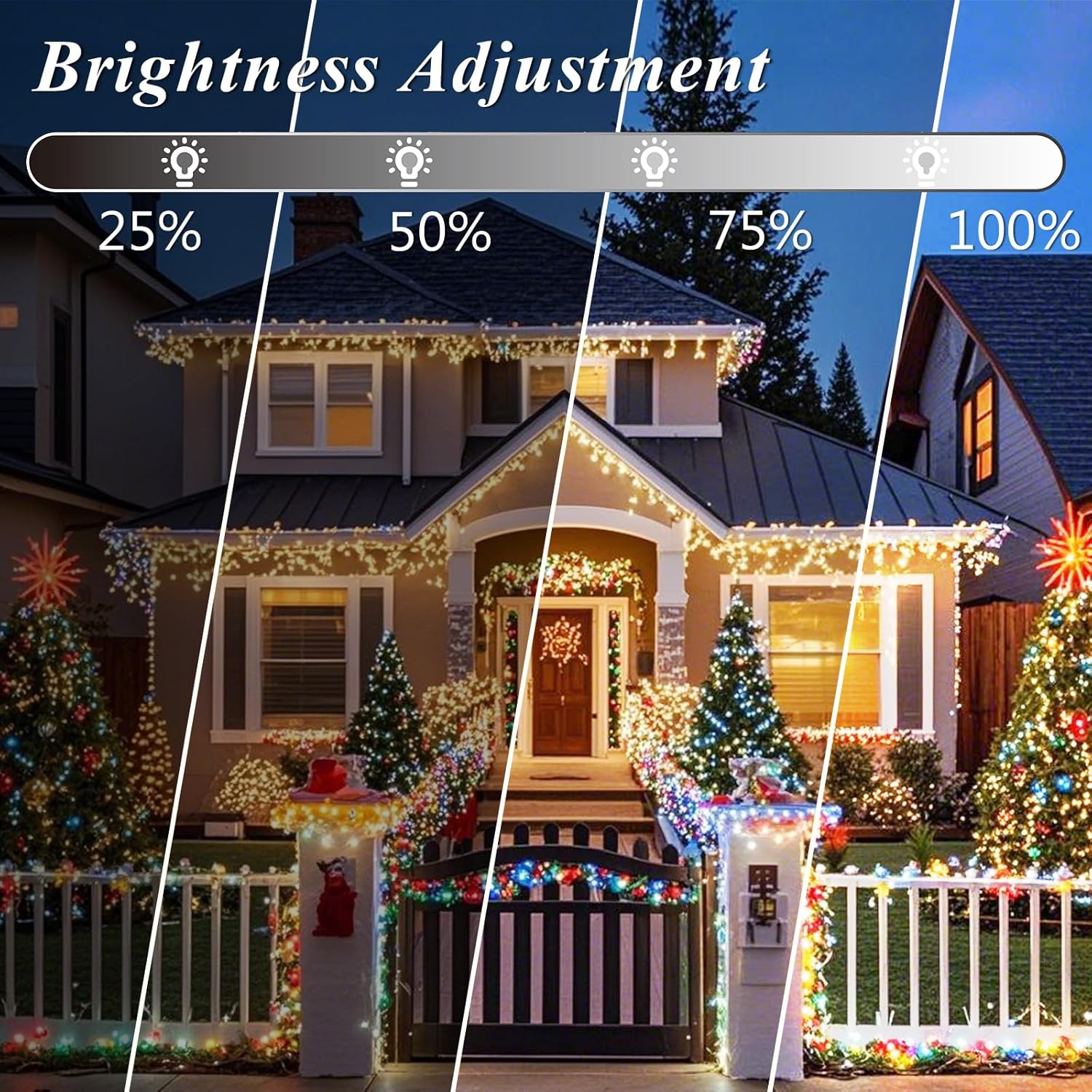 IP44 Waterproof Color Changing String Lights – 66FT Outdoor Patio Lights with Remote for Backyard and Porch Curb Appeal