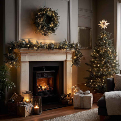 TW SHINE 20 ft Christmas String Lights – Aesthetic Indoor Decor for Bedroom, Living Room, and Staircase Accent Lighting