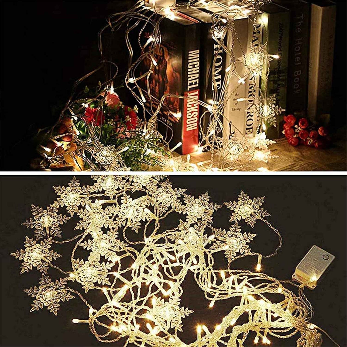 String Lights LED Curtain – IP44 Waterproof Patio Lights for Outdoor Dining and Gatherings, 96 LED Warm White