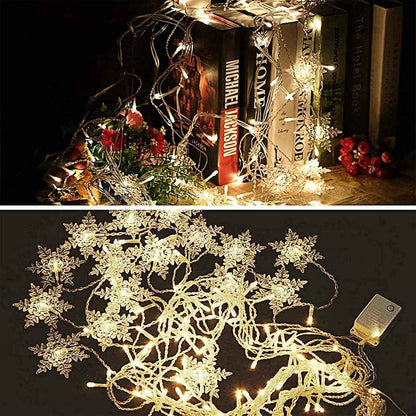String Lights LED Curtain – IP44 Waterproof Patio Lights for Outdoor Dining and Gatherings, 96 LED Warm White