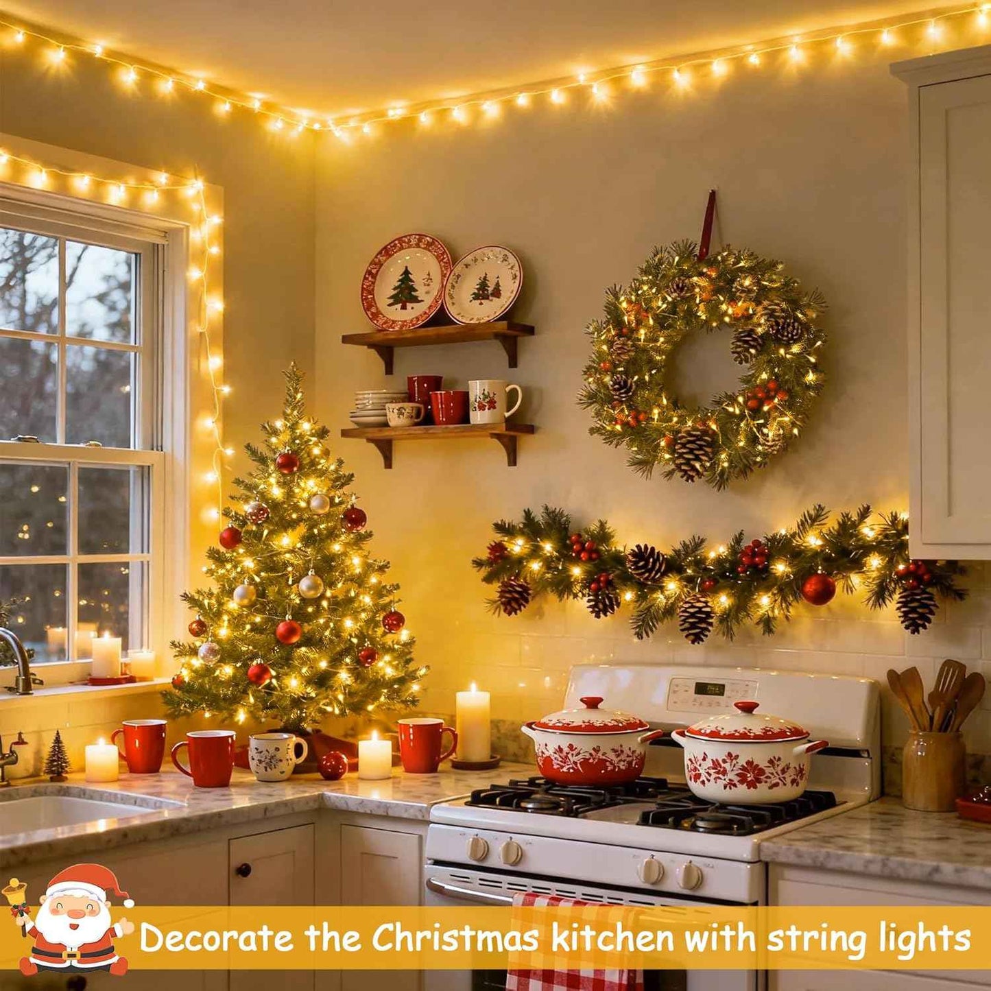 JMEXSUSS LED String Lights – Child Safe 30V Fairy Lights for Kids Bedroom, Playroom, and Nursery Night Light