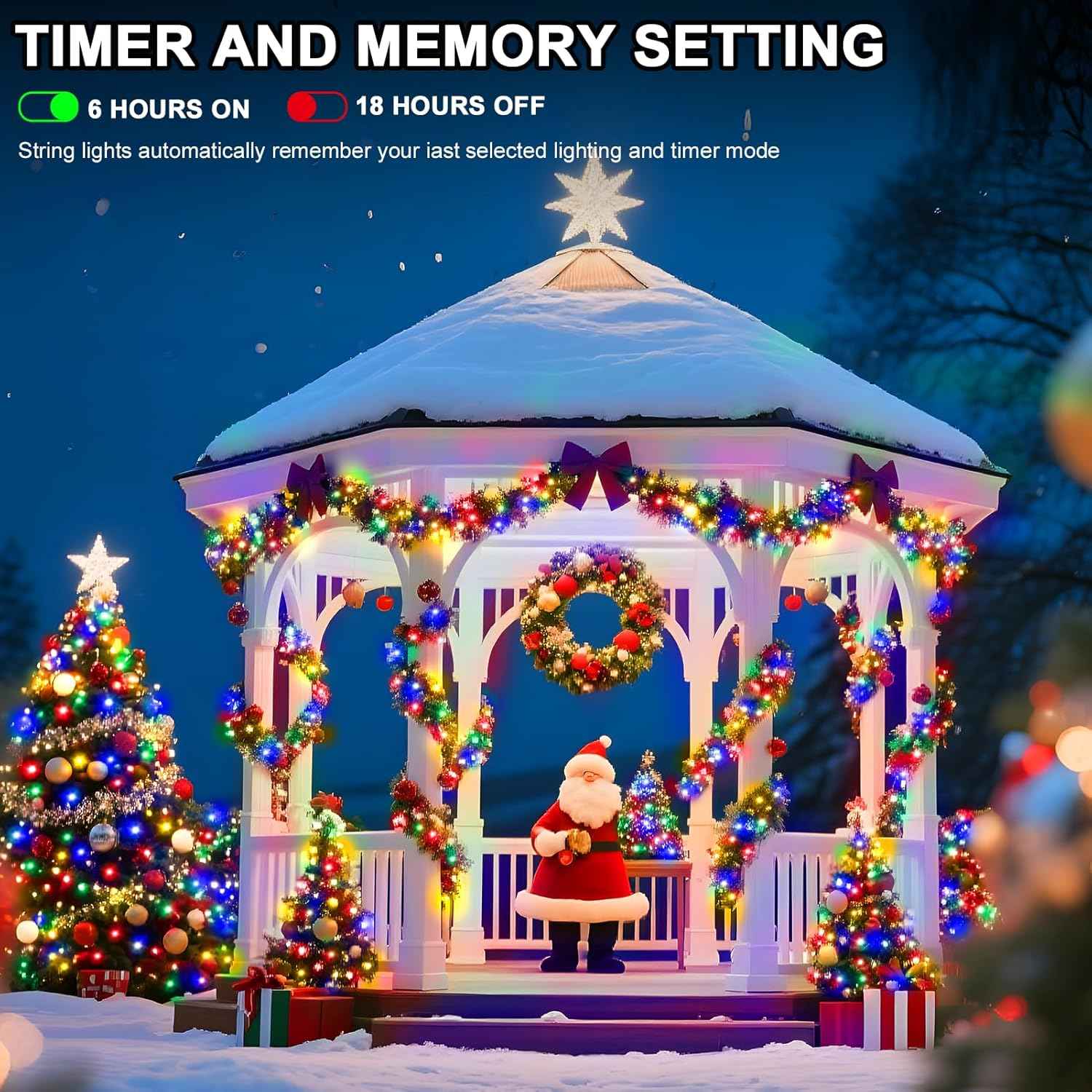 Lumify 328ft LED String Lights – Cool-to-Touch Bedroom and Nursery Decor for Kids