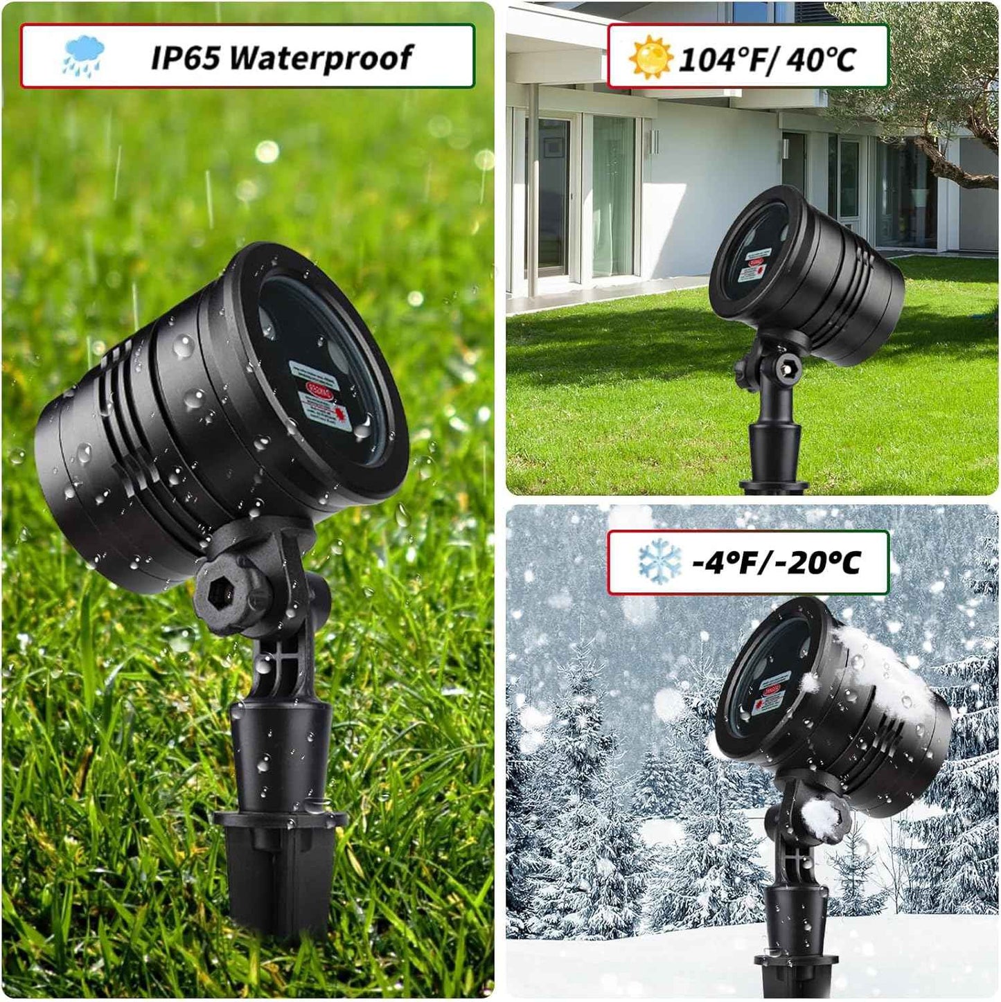 Indoor Holiday Projector Lights – Atmospheric Christmas Ambiance for Home Interiors, Wall and Ceiling Pattern Display