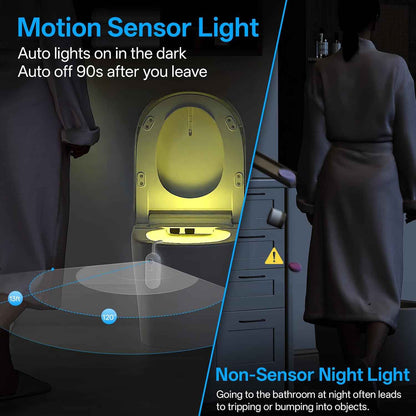LumiGuard Toilet Night Light for Kids – Motion Activated Bathroom Light for Potty Training