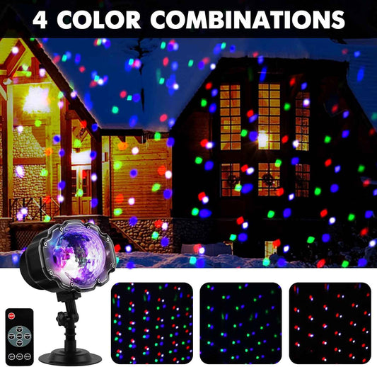 Multi-Color Snowflake Light – Festive Birthday Gift for Mom and Women Who Love Decor