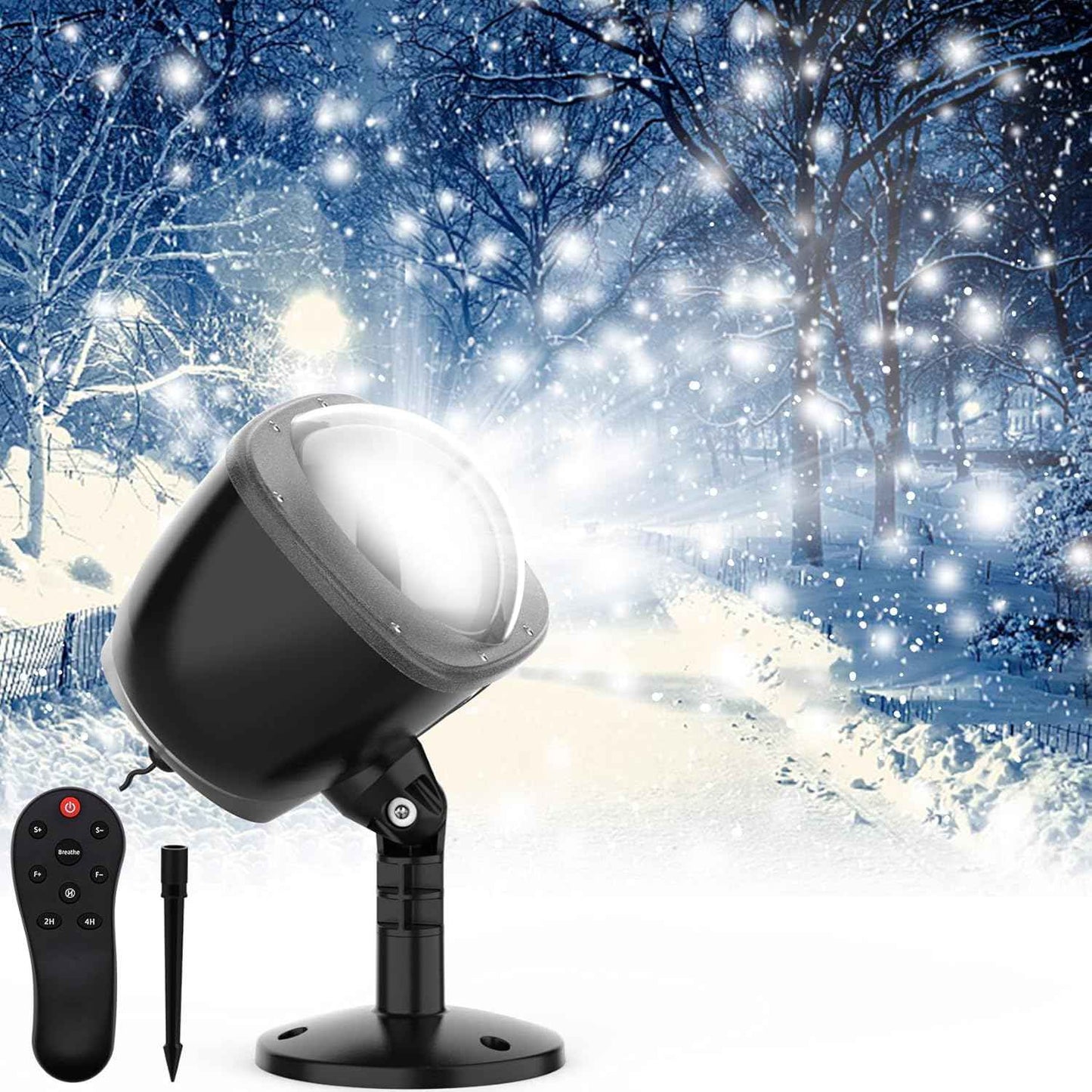 Lumora Falling Snow Lamp – Charming Housewarming & Holiday Gift for Her, Ideal for New Homeowners