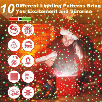 Housewarming and Holiday Gift Idea – Waterproof Christmas Light Projector with Timer for Busy Families and First Time Homeowners