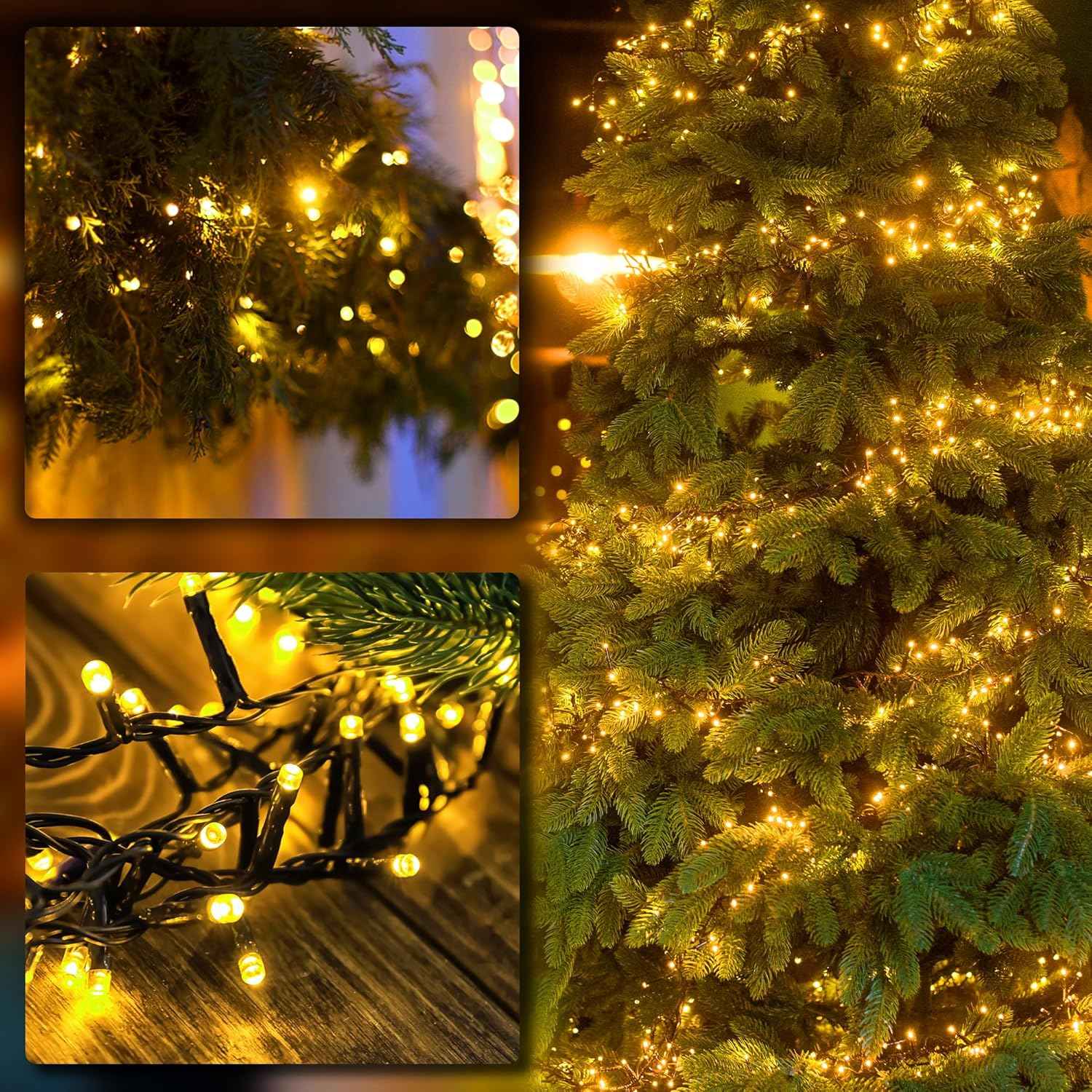 Lumify 2-Pack Solar String Lights – Flameless Outdoor Decor Safe for Kids and Pets