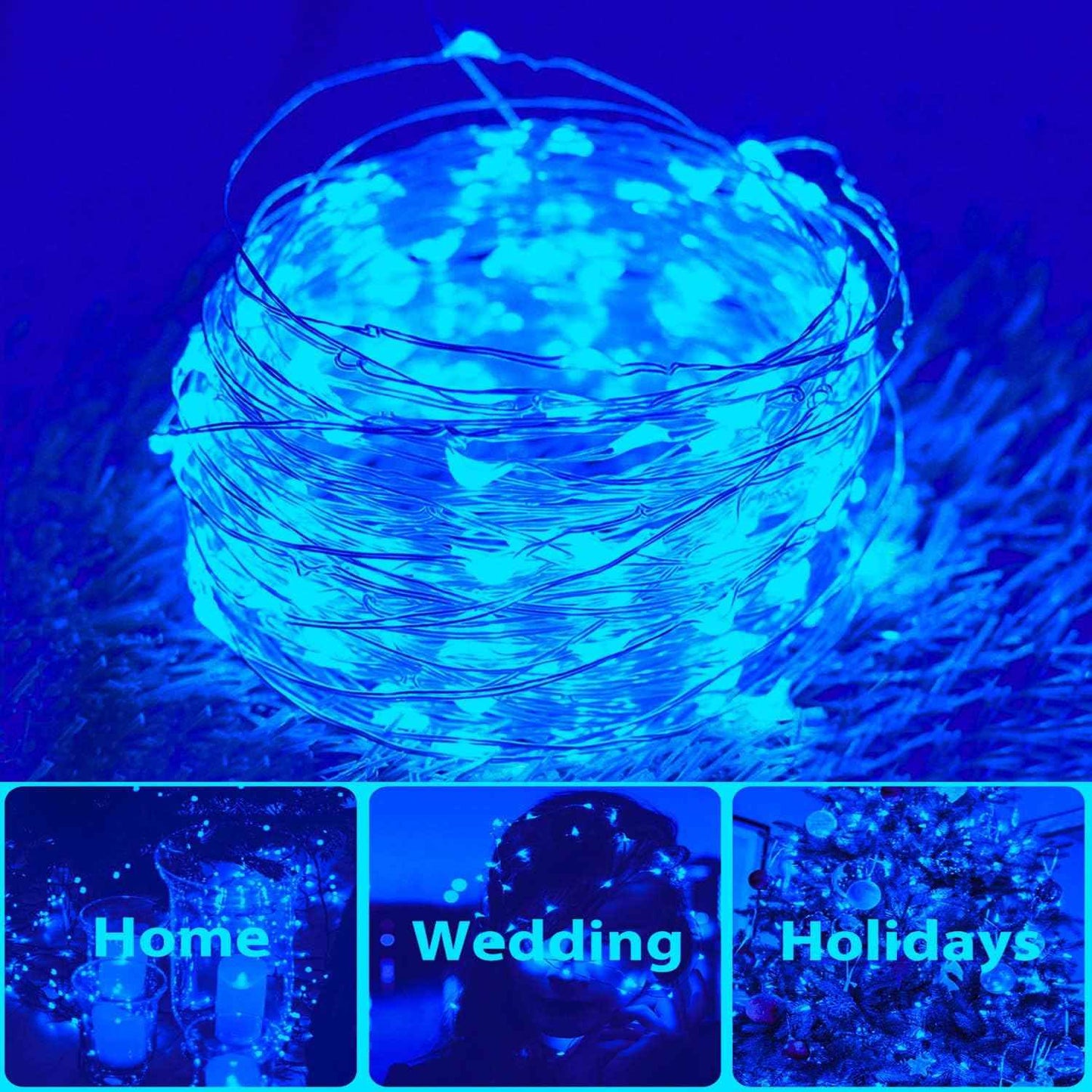 LumLove Solar String Lights – Minimalist 200 LED Ambient Lighting in Neutral Warm White, 66FT Clean Copper Wire Design with 8 Subtle Modes for Intentional Spaces