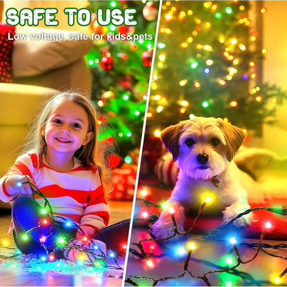 Lumabelle Battery String Lights – Portable Camping and Backyard Glow, 32.8ft 2-Pack Multicolor