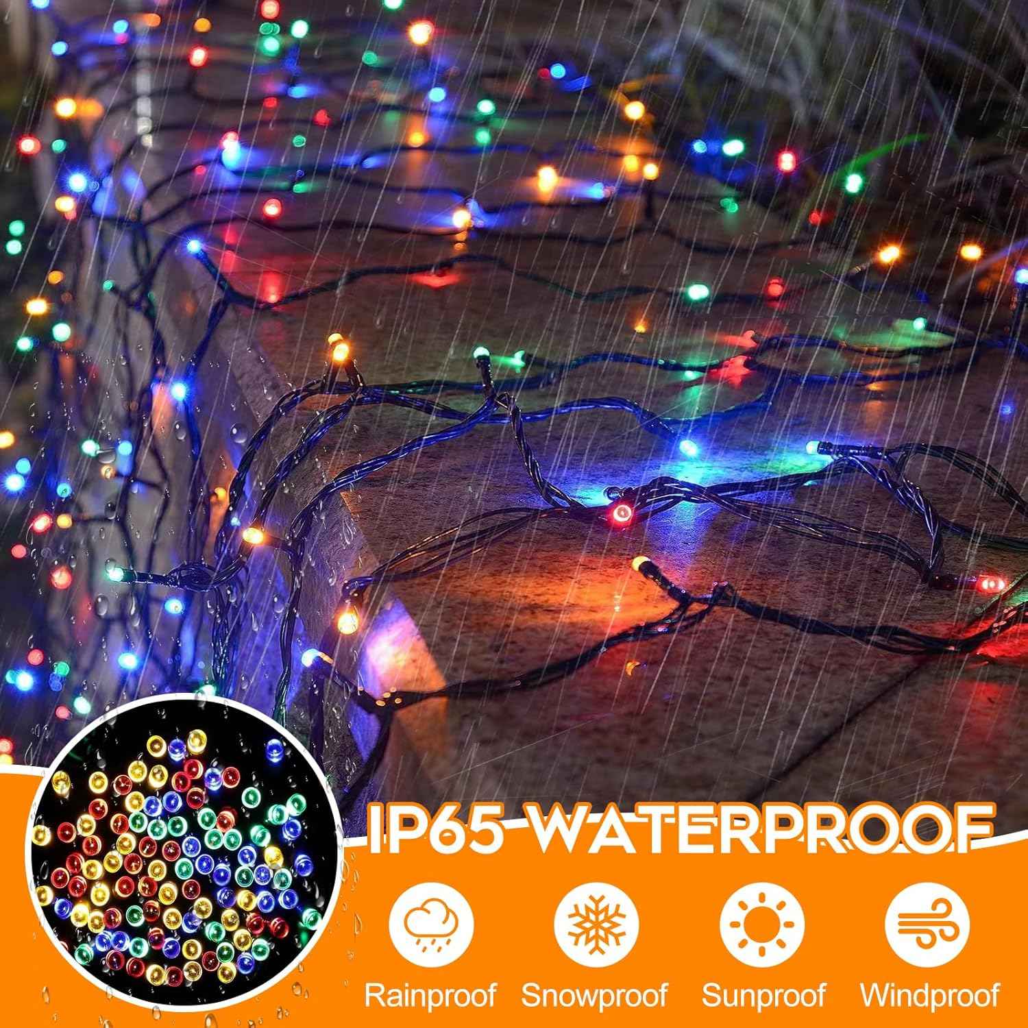 HolidayAura Child-Safe LED String Lights – Battery Powered 33ft with Cool Bulbs and Auto Timer for Nursery, Playroom, and Kids Bedroom