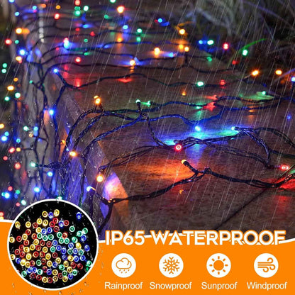 HolidayAura Child-Safe LED String Lights – Battery Powered 33ft with Cool Bulbs and Auto Timer for Nursery, Playroom, and Kids Bedroom
