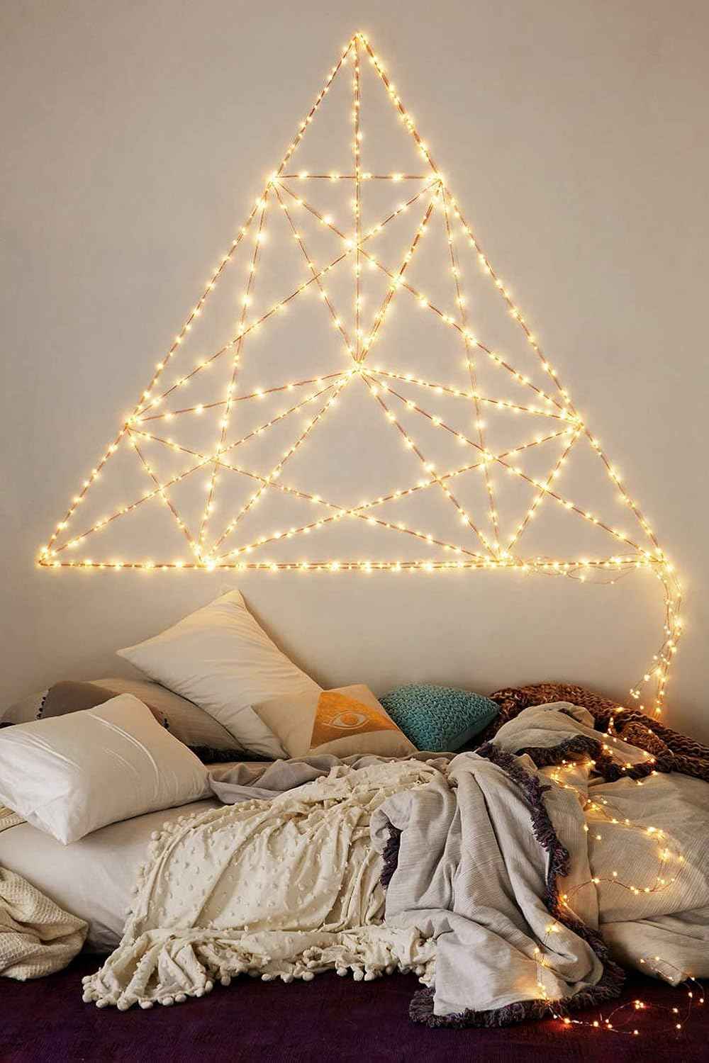 Twinkle Star 200 LED Copper Fairy Lights – Nursery Starry Night Canopy, Cool-to-Touch 66 FT String Lights