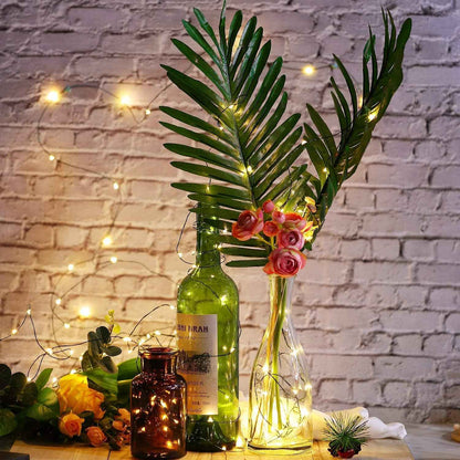 LumioGlow Starry String Lights – Submersible Green Wire Fairy Lights for Bedroom Canopy Decor and Aesthetic Mason Jar Centerpieces