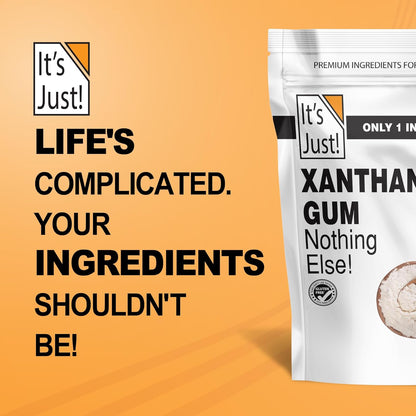 It's Just - Xanthan Gum for Clean-Pantry Kitchens, Single-Ingredient Gluten-Free Thickener