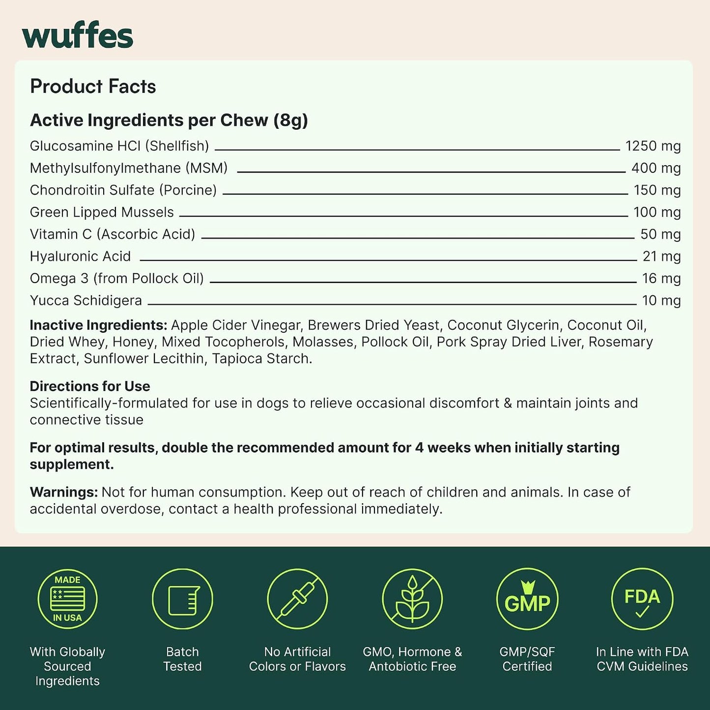Joint Support Chews for Active Large Dogs – Trail and Hiking Recovery Supplement