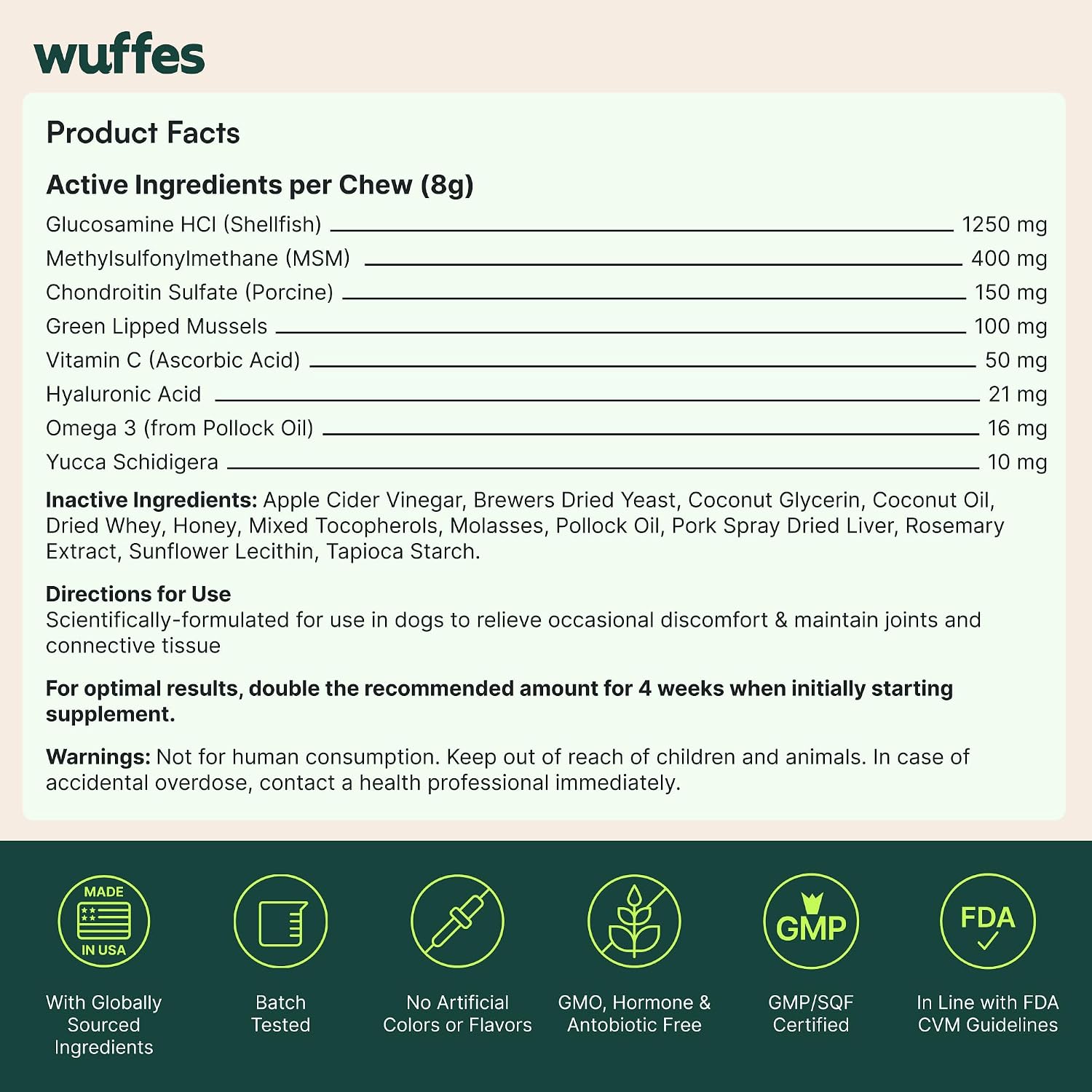 Joint Support Chews for Active Large Dogs – Trail and Hiking Recovery Supplement