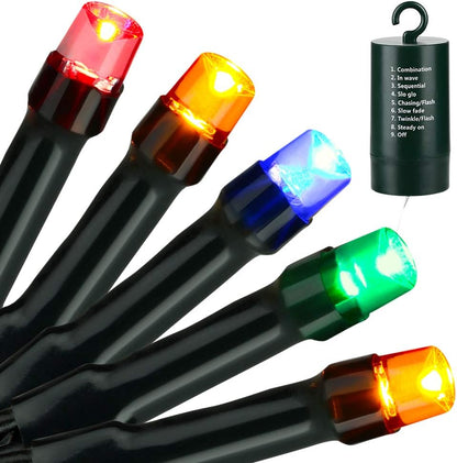 Joomer Battery Fairy Lights – Cozy Living Room String Lights Decor with Timer and 8 Modes, 66ft 200 LED Multicolor