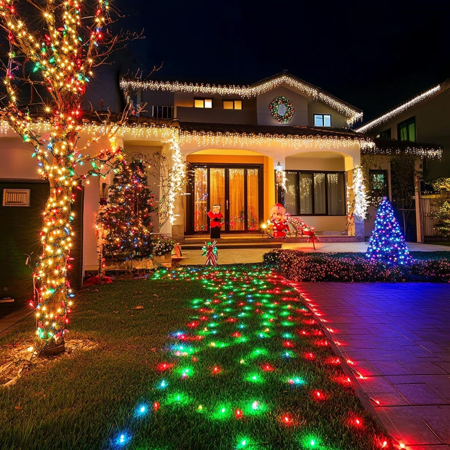 Joomer LED Christmas Lights – Multicolor Living Room String Lights for Cozy Holiday Home Aesthetic