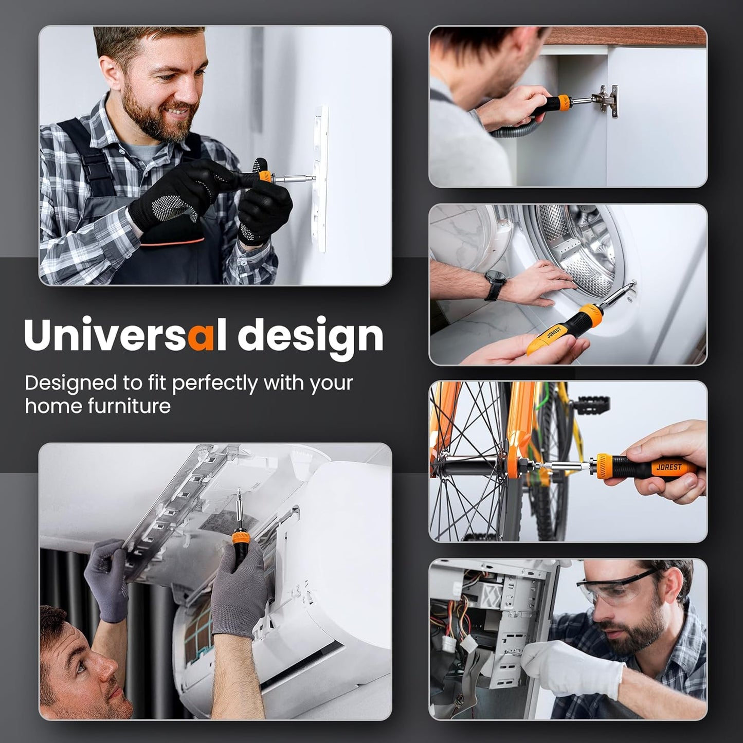 Jorest 25-in-1 Multibit Screwdriver Set – Thoughtful Christmas Stocking Stuffer Gift for Men, Dads, and Husbands Who Love Tools