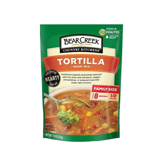 Bear Creek Tortilla Soup Mix – Portable Just-Add-Water Dinner for Emergency Food Storage and Road Trips