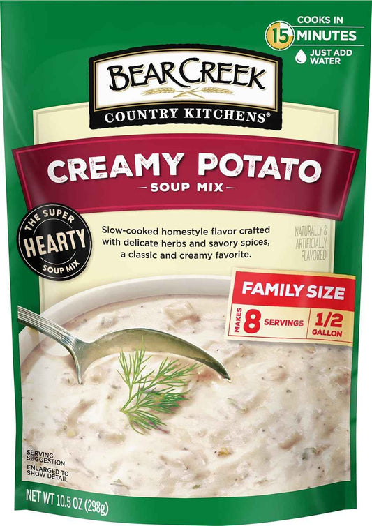 Bear Creek Creamy Potato Soup Mix – 10-Minute Home Office Lunch, No Cooking Required
