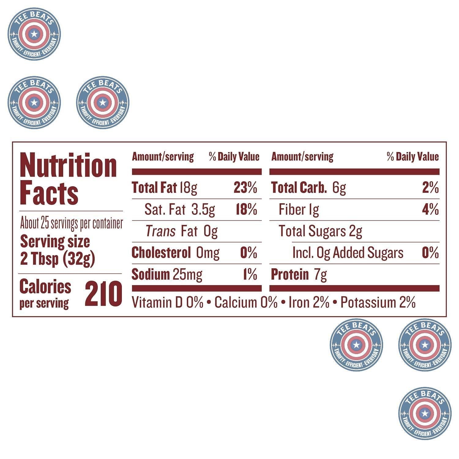 Justin’s No-Stir Peanut Butter Creamy – Clean-Label Jar for Uncluttered Wellness Spaces
