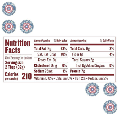 Justin’s No-Stir Peanut Butter Creamy – Clean-Label Jar for Uncluttered Wellness Spaces