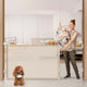 Beige - 34" Tall x 76" Wide