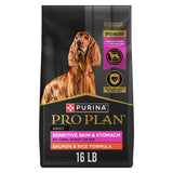 Purina Pro Plan Sensitive Skin and Stomach Dry Dog Food – Allergen-Safe Daily Bowl Without Corn, Wheat, or Soy for Adult Dogs, Salmon & Rice 16 lb