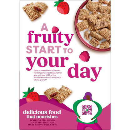 Kashi Berry Fruitful Organic Cereal – Morning Fiber Ritual for Wellness-Focused Adults, 17.2oz Resealable Box