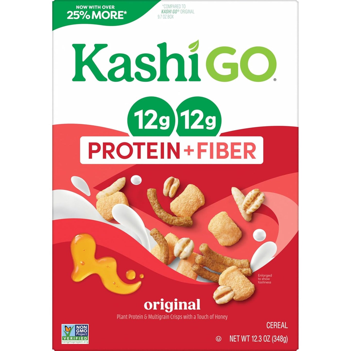 Kashi GO Protein Cereal Original – 12g Plant Protein for a Nourishing Morning Wellness Ritual