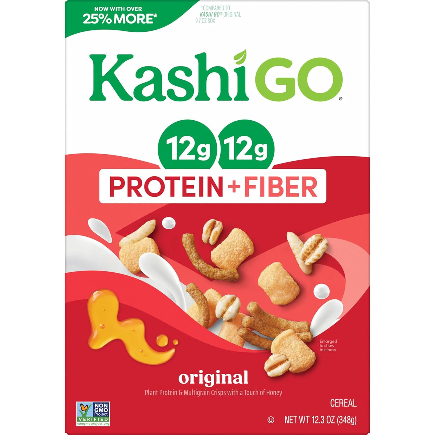 Kashi GO Protein Cereal Original – 12g Plant Protein for a Nourishing Morning Wellness Ritual