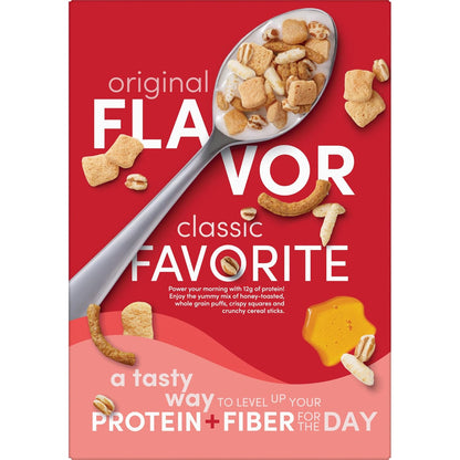 Kashi GO Protein Cereal Original – 12g Plant Protein for a Nourishing Morning Wellness Ritual