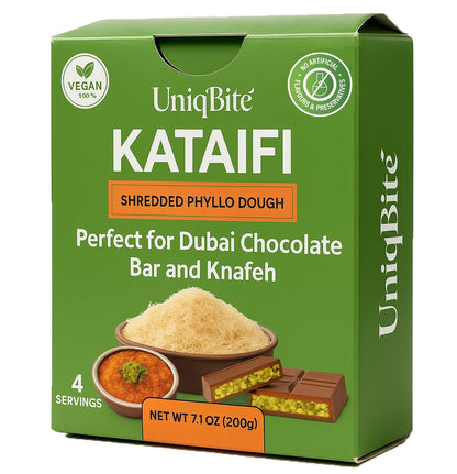 Kataifi Premium Shredded Phyllo Dough – Gourmet Dubai Chocolate Bar Crafting for the Modern Home Pastry Atelier
