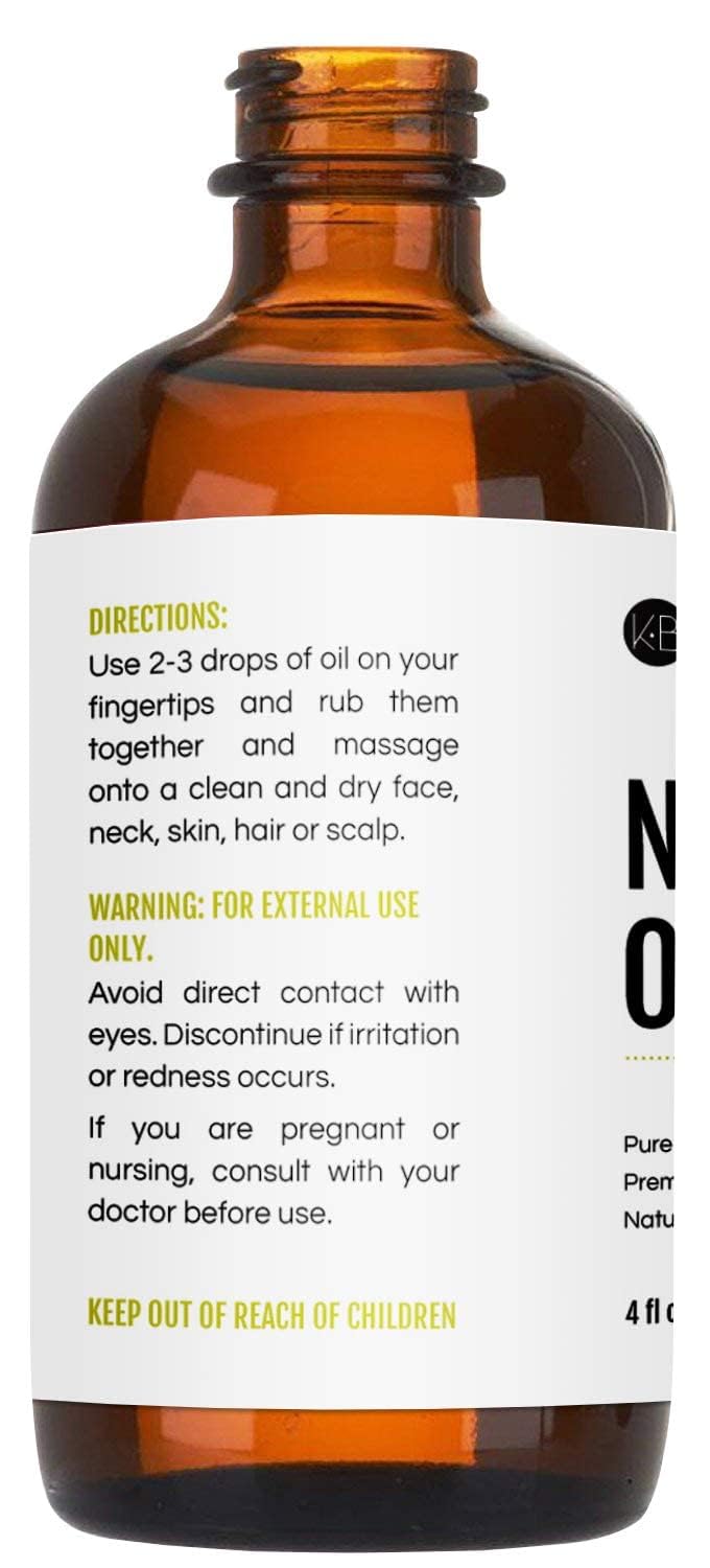 Kate Blanc Cosmetics Neem Oil for Skin, Hair & Face – Nightly Self-Care Ritual for Blemish-Prone Skin and Brittle Nails